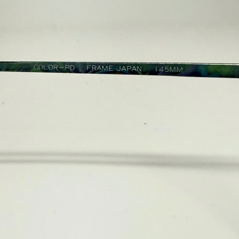 Charmant 4227 Eyeglasses Frames Round Multicolor Paisley Green Blue 57-18-145